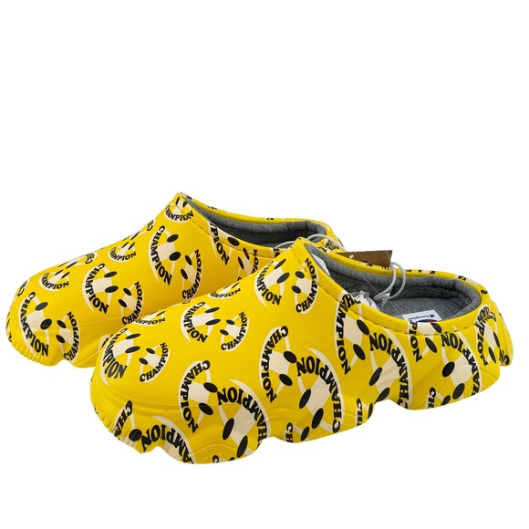 Champion Super‎ Meloso Smiley Clogs Slides Sandals Chunky Comfy Men Size 11 NEW